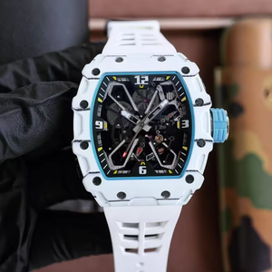 Reloj Mecánico RM con Correa de Goma, Esfera Analógica y Alarma - Reloj Deportivo de Buceo para Hombre de Alta Calidad APS - Product Image 1
