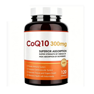 Complément alimentaire à base de plantes OEM/ODM, 98% de coenzyme Q10 pur, capsules molles de 300 mg - Product Image 1