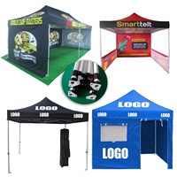 Carpa Publicitaria de Aluminio para Exteriores de 10x20, Carpa para Ferias Comerciales, Exposiciones, Eventos, Gazebos, Toldos, Carpas Plegables Personalizadas con Impresión