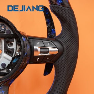 Volant de voiture en fibre de carbone forgée de haute qualité, <span class=keywords><strong>prix</strong></span> d'usine, pour <span class=keywords><strong>BMW</strong></span> F01 F15 F20 F22 F25 F31 F30 F12 F16 F21 F40 F52 - Product Image 5