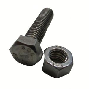 Tornillo y Tuerca Hexagonales de Acero Inoxidable Personalizados de Fábrica M6 M8 M10 para Conector de Muebles, Kit de Tornillos y Tuercas - Product Image 1