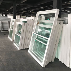 가정용 주거 및 아파트 프로젝트 PVC 재료를위한 미국식 단일 Hung 비닐 <span class=keywords><strong>UPVC</strong></span> 창 수직 슬라이딩 디자인 - Product Image 3
