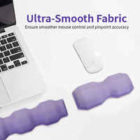 Grosir ergonomis kustom Keyboard memori busa Mouse Pad bantal dukungan Pad pergelangan tangan dukungan mekanik sayap pergelangan tangan sandaran Mouse Pad