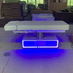 Thai 4 motores blanco Salon <span class=keywords><strong>spa</strong></span> belleza cama facial mesas de masaje y camas Happy Dream Corea base de cama de masaje con luz - Product Image 6