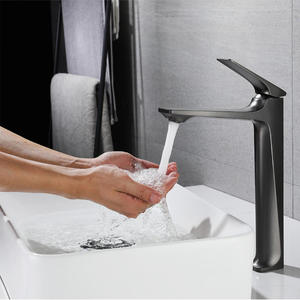 Robinet de lavabo Hemans 9319, monocommande, avec cartouche céramique, eau chaude et froide, pour salle de bain - Product Image 1
