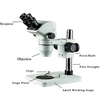 10X-120X D'inspection Recherche Microscope Binoculaire Stéréo Microscope Zoom pour PCB & Réparation des Téléphones