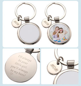 DIY Heat Transfer Father's Day Gift for Dad <strong>Mum</strong> Metal Blank Sublimation Keychain - Product Image 3
