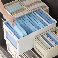 Organisateur de placard portable, séparateur de tiroir, panier à sous-vêtements, boîtes et bacs de rangement, organisateur de vêtements pour armoire, boîte de rangement, Organizador De Bano