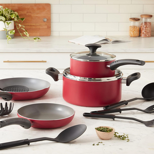 Ensemble de casseroles et poêles en céramique de haute qualité, modernes, avec poignées en bakélite, 12 pièces, en aluminium - Product Image 3