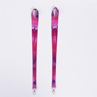 Lanières en polyester en gros avec logo personnalisé, certification OEM ODM, promotion écologique, cadeaux d'événements, perles courtes