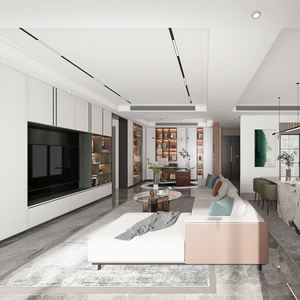 Mueble de TV Moderno y Elegante de Madera de Pino Maciza con Acabado Duradero, Función LED y Amplio Espacio de Almacenamiento para Entretenimiento en el Hogar, Salas de Estar y Hoteles - Product Image 3