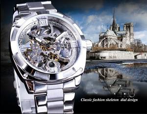 Montre mécanique de luxe pour homme, étanche, à aiguilles lumineuses, style affaires, haute qualité, OEM/ODM - Product Image 6