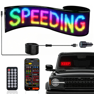 16*96 הוביל מטריצת פיקסל לוח פיקסלים usb 5v גמיש דפוס גרפיטי אנימציה טקסט גלגול אנימציה תצוגת טקסט - Product Image 1