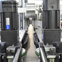 Machine d'étiquetage multifonctionnelle double face pour bouteilles carrées, boîtes, emballages alimentaires, pharmaceutiques et cosmétiques