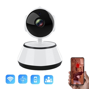 V380 nhà <span class=keywords><strong>Wifi</strong></span> Camera giám sát không dây tự động báo động & thông minh 360 ° HD giám sát trong nhà với cảm biến CMOS - Product Image 1