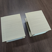 Panel Dinding Rumah Prefab Tahan Api, Isolasi Panas, Ringan, Pemasangan Cepat, Panel Sandwich Laminasi Film PET Motif Kayu
