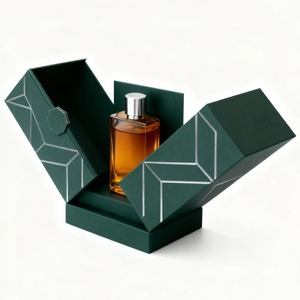 กล่องกระดาษแข็งแบบกำหนดเองสุดหรู ประตูคู่ ปิดด้วยแม่เหล็ก สำหรับบรรจุภัณฑ์น้ำหอม เครื่องประดับ เครื่องสำอาง ลิปสติก ของขวัญ - Product Image 3