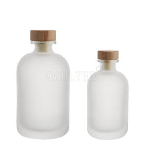 Bán Buôn Matte Trắng Đen Rõ Ràng Frosted 100Ml 250Ml 375Ml 500Ml Nút Chai Kín Rượu Vang Rượu Chai Thủy Tinh Rỗng Trái Cây Rượu Vang Chai - Product Image 4