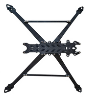 Kit de châssis FPV en fibre de carbone 7 pouces 10 pouces 295 mm 427 mm, bras de 5 mm, moule privé, marque OEM pour accessoires de drone longue portée