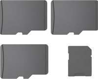 Carte mémoire SD 128 Go avec logo personnalisé et adaptateur, faible MOQ, classe de vitesse 10 U3 A1, plastique coloré, compatible avec les appareils photo et les enregistreurs vidéo numériques