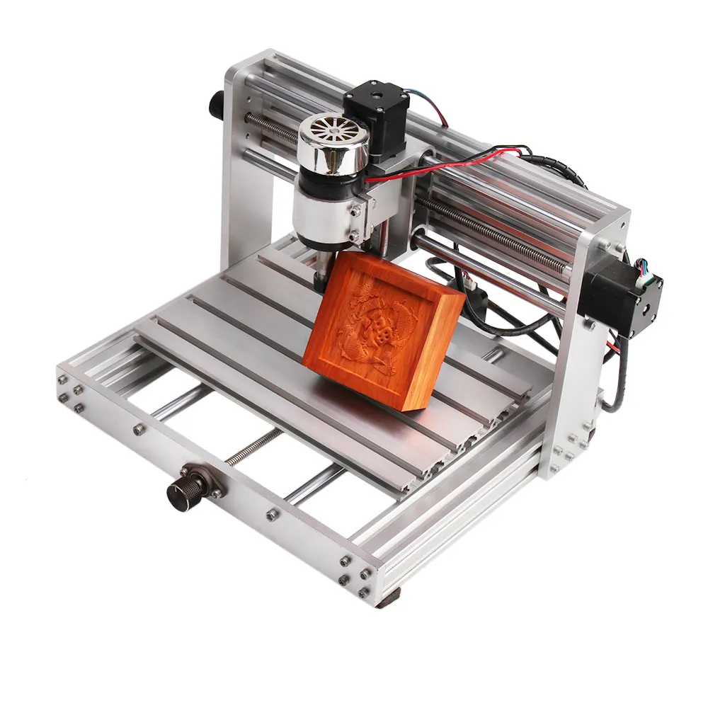 Küçük mini cnc router makineleri 3018 max ev 3D ahşap oyma iş para kazanmak için