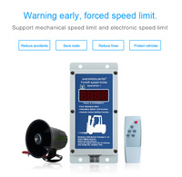 Limiteur de vitesse pour chariot élévateur, contrôleur d'alarme de survitesse, enregistreur GPS électronique, dispositif de sécurité pour la manutention des matériaux