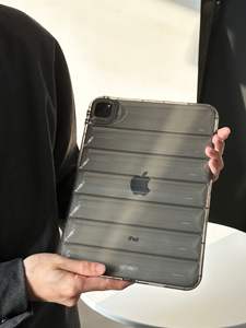 Étuis pour <span class=keywords><strong>iPad</strong></span> 7.9 8.<span class=keywords><strong>3</strong></span> 10.5 10.9 9.7 10.2 pouces Norths Face MINI <span class=keywords><strong>4</strong></span> 6 <span class=keywords><strong>AIR</strong></span> 6 7 10ème 11ème Pro 11 Tpu transparent à motif ondulé - Product Image 5