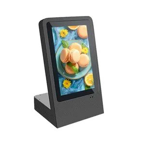 10.1 touch screen self service ordering payment kiosk small LCD table top digital signage advertising player portable wifi lan