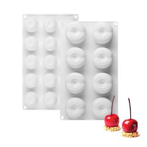 Molde de Silicona Antiadherente y Libre de BPA de 15 Cavidades con Forma de Cereza y Manzana para Decoración de Pasteles y Mousses, de la Fábrica MUYULINS - Product Image 1