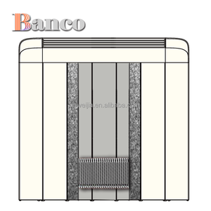 Termostato Programmabile con Due Display Digitali Evidenziati B100, Stufa Elettrica a Convezione in Alluminio Bianca da 1000W - Product Image 4