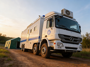 Camión Hospitalario Móvil de Alta Resistencia 8x4 con Módulos Personalizables y Estructura Higiénica Certificada ISO para Atención Médica en Desastres - Product Image 1