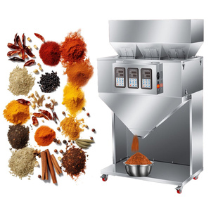 เครื่องบรรจุเม็ดผงแบบสามหัว 999 กรัม พร้อมระบบควบคุมน้ำหนักและบรรจุแบบดิจิตอลสำหรับเครื่องเทศ - Product Image 3