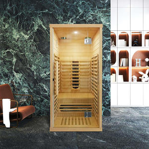 1 شخص بعيد في الأماكن المغلقة غرفة ساونا جافة صغيرة مع لوحة تحكم 6 كيلو وات طاقة للشقة فيلا - Product Image 1