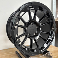 Jantes tout-terrain forgées monobloc de 17, 20, 22 et 24 pouces, finition noir brillant et face usinée, jantes en alliage personnalisées pour Mustang F150