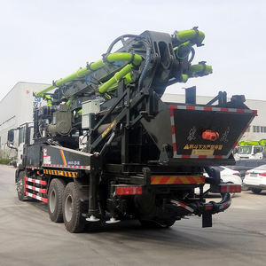 Camion pompe hydraulique à béton économique, conception personnalisée, diesel, 33 m, monté sur camion à aspiration - Product Image 5