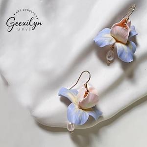 Mới siêu Cổ Tích giống như nở hoa hồng bông tai, thời trang và thanh lịch, ngọt ngào và linh hoạt, trưng bày một phong cách tinh vi - Product Image 3