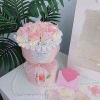 Aroma Saus Plum Buket Mawar Hadiah Hari Valentine, Ulang Tahun, Hari Ibu & Wisuda untuk Pacar Model 039