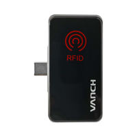 Vanch 860-960MHz UHF RFID OTG Android Reader Portable ABS Handheld Phone Reader con Type-c e interfaz USB 1M APK SDK