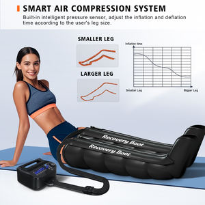 Bottes de compression Pression d'air électrique Circulation sanguine Machine de massage des pieds et des jambes Masseur de jambes à compression d'air - Product Image 5