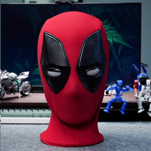 Casco in Plastica di Deadpool, Spider-Man e Wolverine con Luci Lampeggianti e Maschera per Cosplay Marvel - Product Image 2