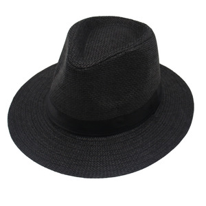 <span class=keywords><strong>Sombrero</strong></span> Fedora Panamá de césped Natural para hombre y <span class=keywords><strong>mujer</strong></span>, <span class=keywords><strong>sombrero</strong></span> de paja para playa, barato - Product Image 5