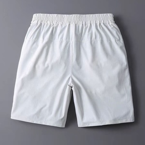 Nuovi Pantaloncini da <span class=keywords><strong>Uomo</strong></span> Personalizzabili con Logo, <span class=keywords><strong>Bianchi</strong></span>, ad Asciugatura Rapida, Casual, Sportivi, con Elastico in Vita e Cordoncino, Traspiranti - Product Image 2
