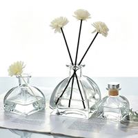 Bouteilles d'aromathérapie en verre en forme de yourte mongole, carrées, 50 ml, 100 ml, couleurs personnalisables, vente en gros