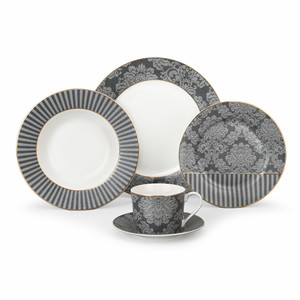 ชุดจานอาหารพอร์ซเลนโบนไชน่า 16 ชิ้น สำหรับร้านอาหาร - Product Image 2