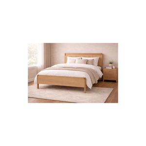 RIVEO RANGLE เฟอร์นิเจอร์ห้องนอนดีไซน์ทันสมัย ผลิตจากไม้จริง แข็งแรง ทนทาน เป็นมิตรกับสิ่งแวดล้อม ราคาดีที่สุด เตียงไม้ - Product Image 1