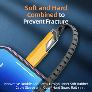 Paduan Seng Pd Empat-Dalam-Satu untuk Kabel Pengisian Daya Super Cepat Huawei Tipe-C Jalinan Nilon Data Ponsel Pengisian Cepat Multi-Fungsi - Product Image 4