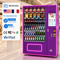 Máquinas Expendedoras Inteligentes RUNYANG Personalizadas para Alimentos, Máquina Expendedora Combinada de Aperitivos, Alimentos y Bebidas