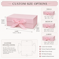 Caja de Regalo Plegable con Cierre Magnético Personalizada, Caja de Regalo Portátil, Cartón Ecológico, Impresión a Color