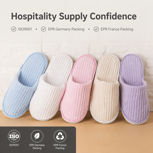 <span class=keywords><strong>Ciabatte</strong></span> Colorate di Alta Qualità per Hotel, Pantofole Ecologiche per Matrimoni per Ospiti, Viaggi, Ingrosso a Prezzo Inferiore - Product Image 1