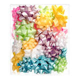 24ct d'arc-cadeau de couleur vive, couleur unie, ruban de décoration de vacances personnalisé, emballage de cadeau, nœuds en étoile - Product Image 3